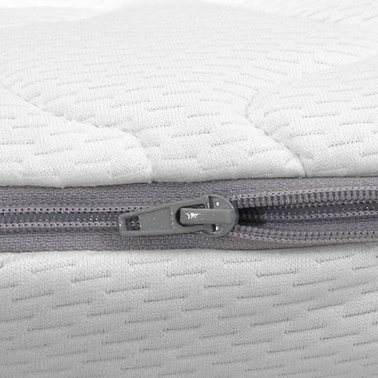 Matratzenauflage 90 x 200 cm viskoelastischer Memory-Schaum 6cm