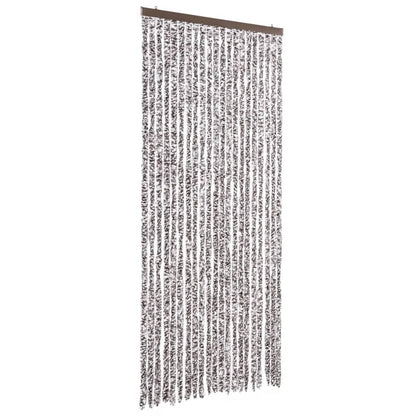 Insektenschutz-Vorhang Braun und Beige 90x220 cm Chenille