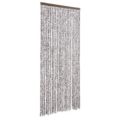 Insektenschutz-Vorhang Braun und Beige 100x220 cm Chenille
