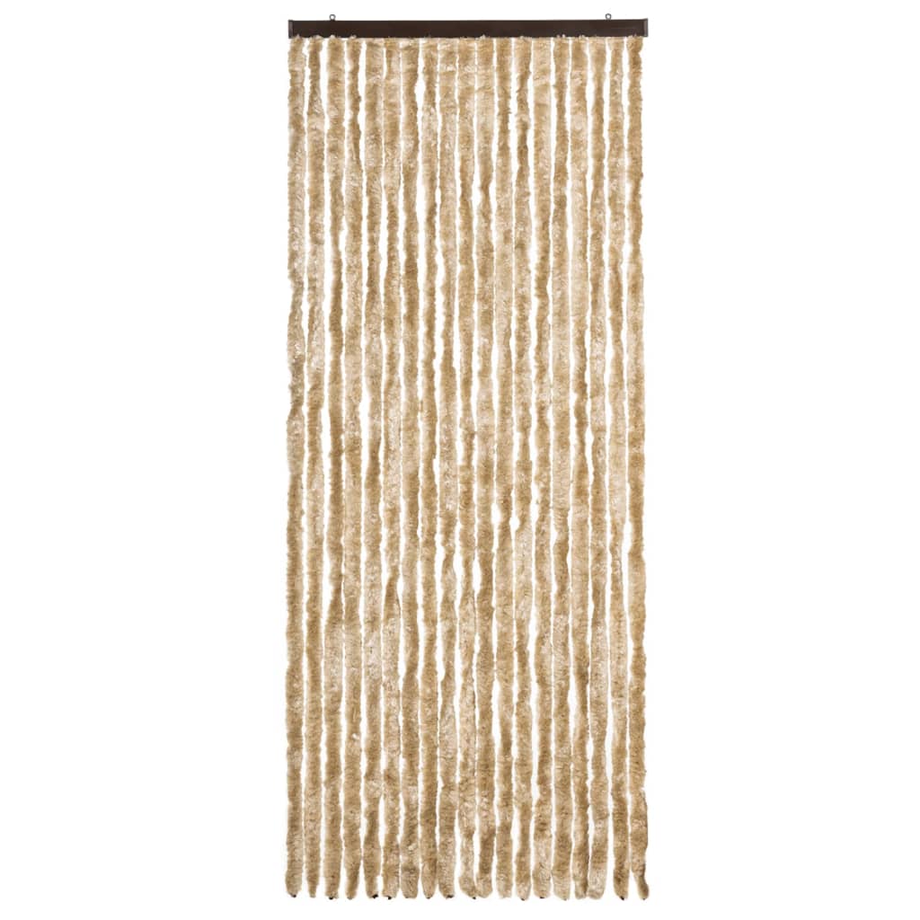 Insektenschutz-Vorhang Beige 56x185 cm Chenille