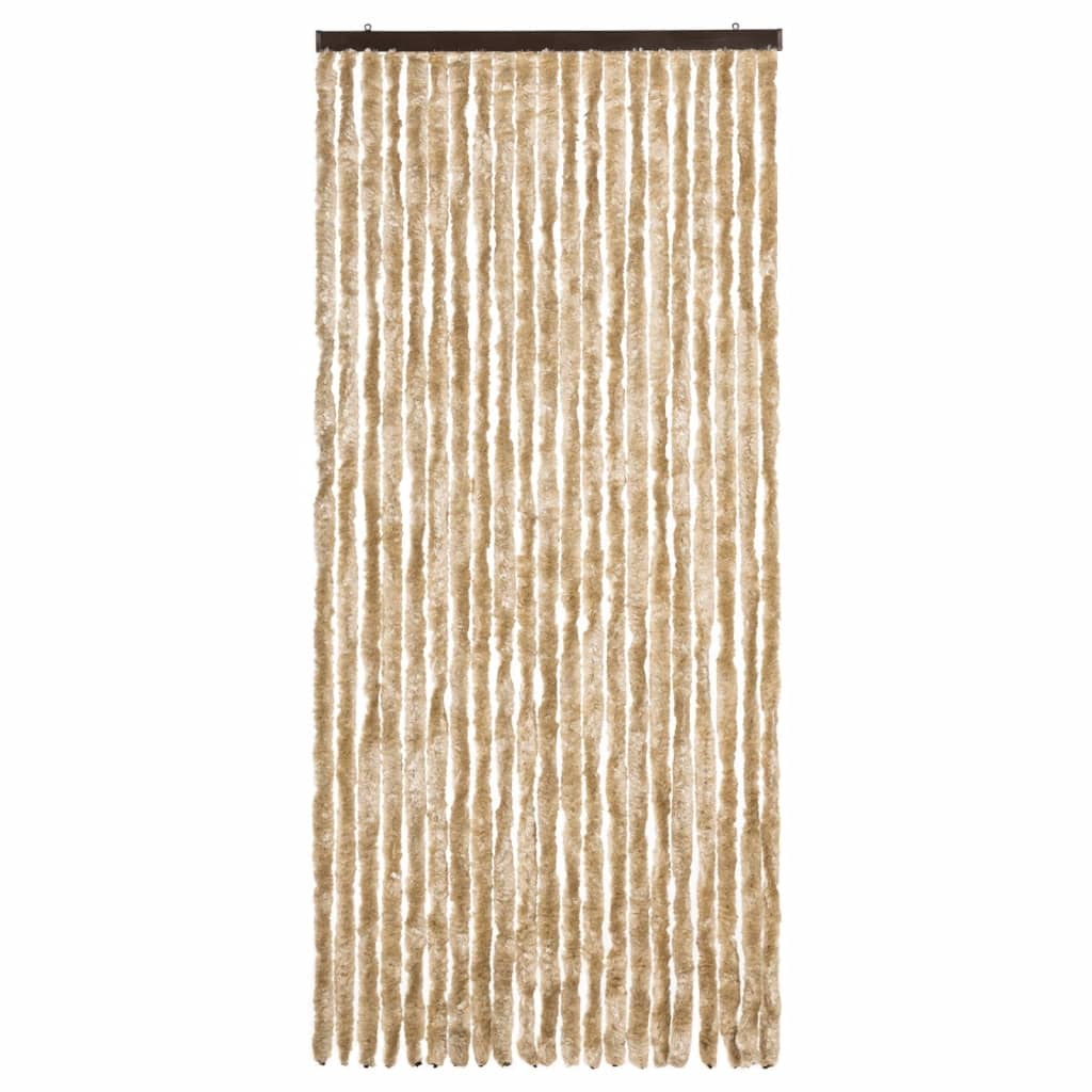 Insektenschutz-Vorhang Beige 90x220 cm Chenille