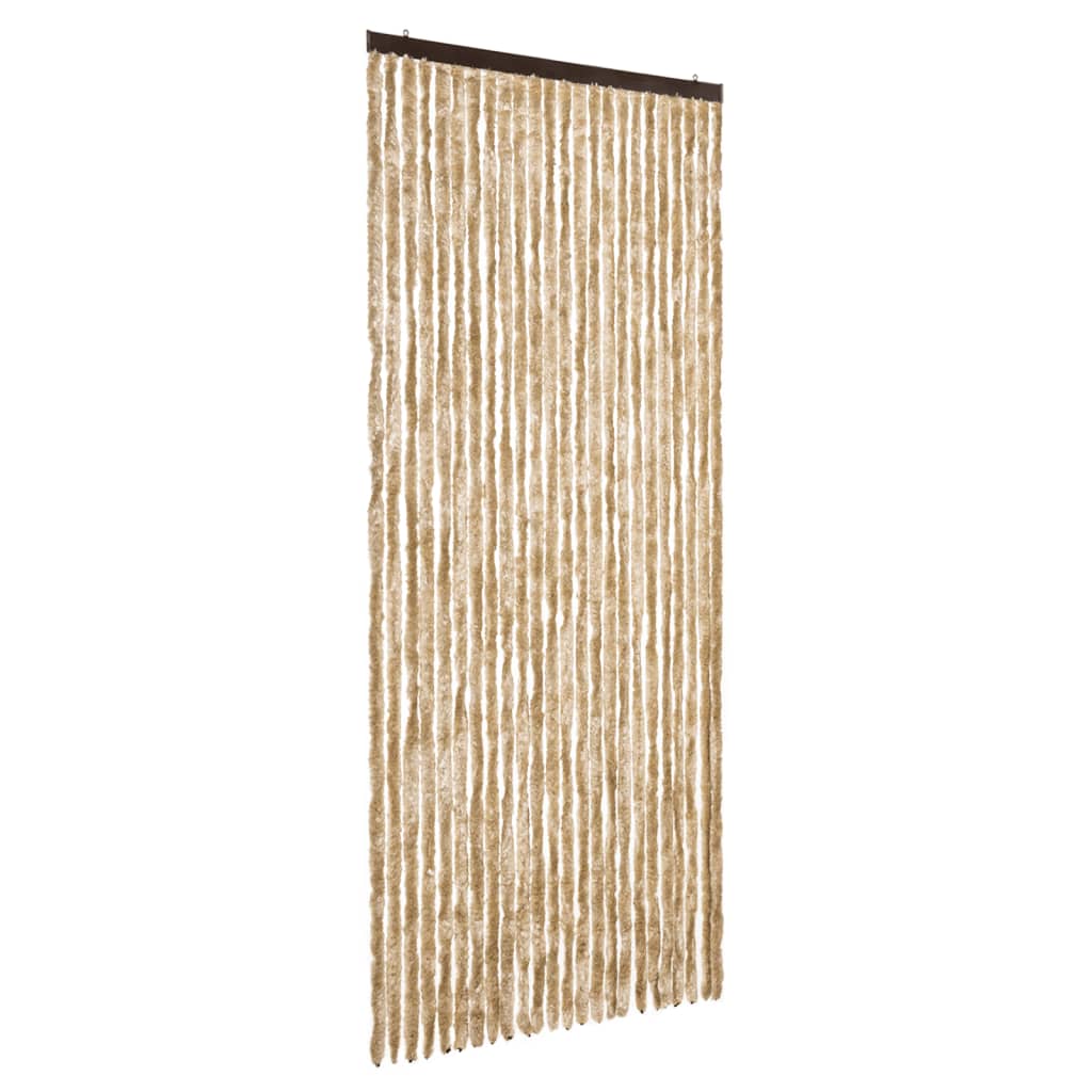 Insektenschutz-Vorhang Beige 100x220 cm Chenille