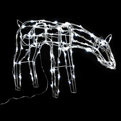 3-tlg. LED-Rentieren-Set Weihnachtsdekoration 229 LEDs