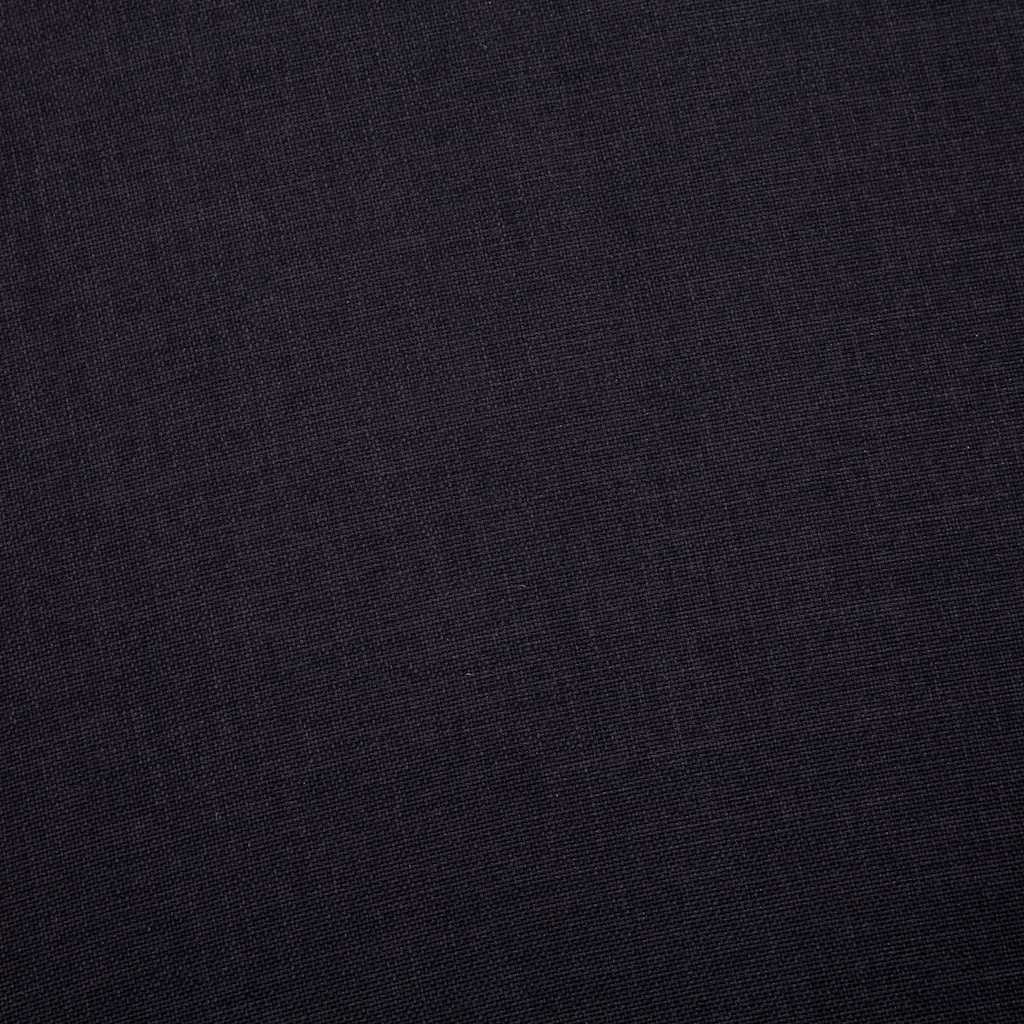 2-tlg. Sofagarnitur Stoff Schwarz