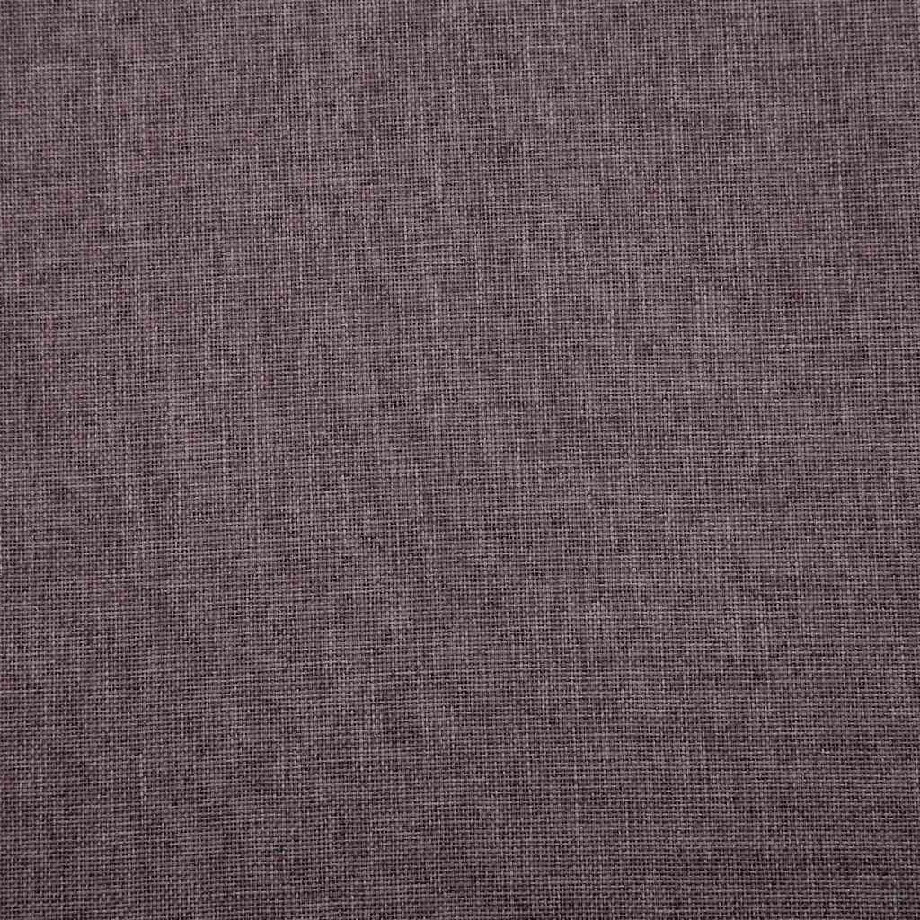 2-tlg. Sofagarnitur Stoff Taupe