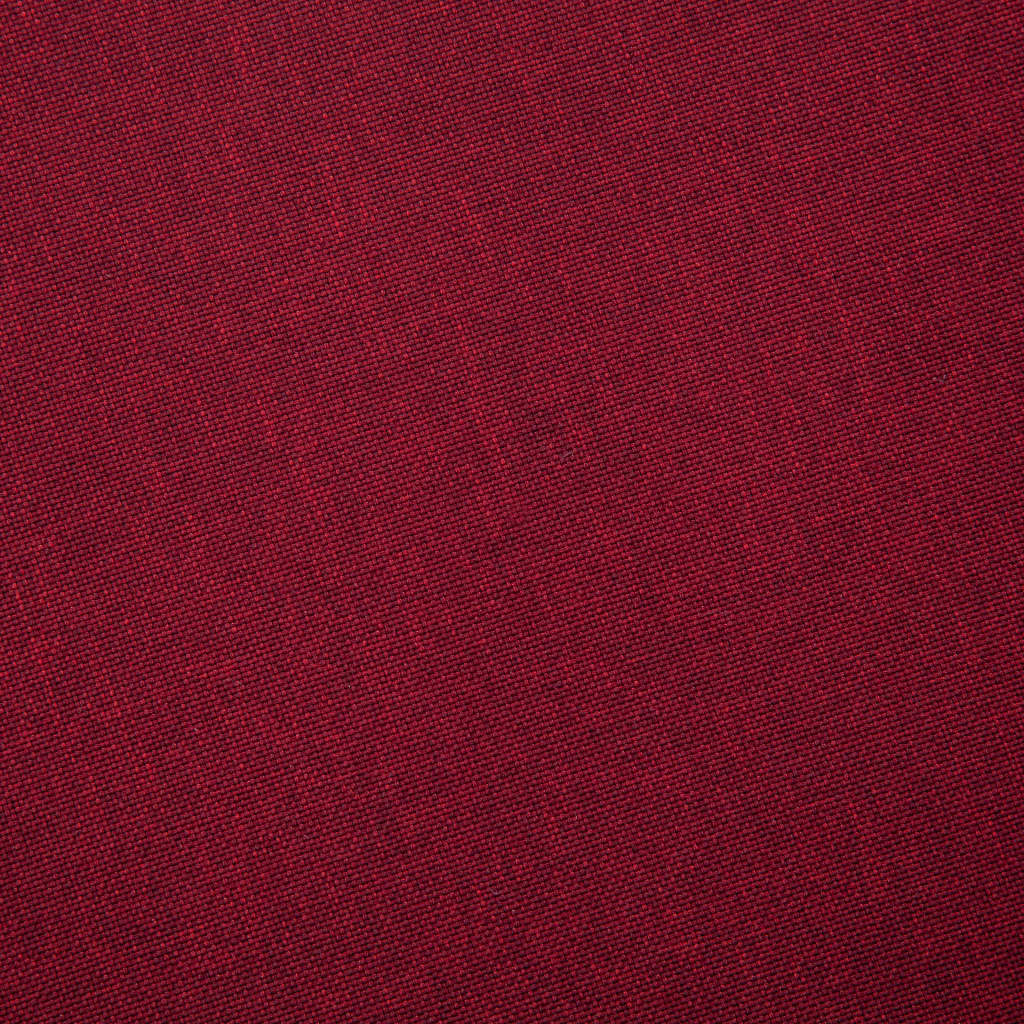 2-tlg. Sofagarnitur Stoff Weinrot