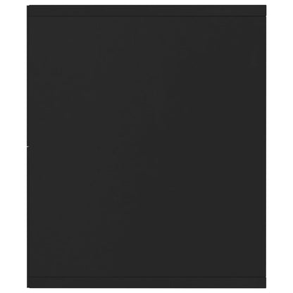 Bücherregal/TV-Schrank Schwarz 143×30×36 cm