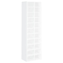 Schuhschrank Weiß 54x34x183 cm Holzwerkstoff