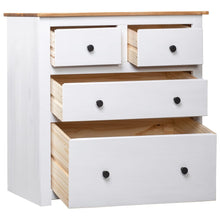 Sideboard Weiß 80x40x83 cm Kiefernholz Panama