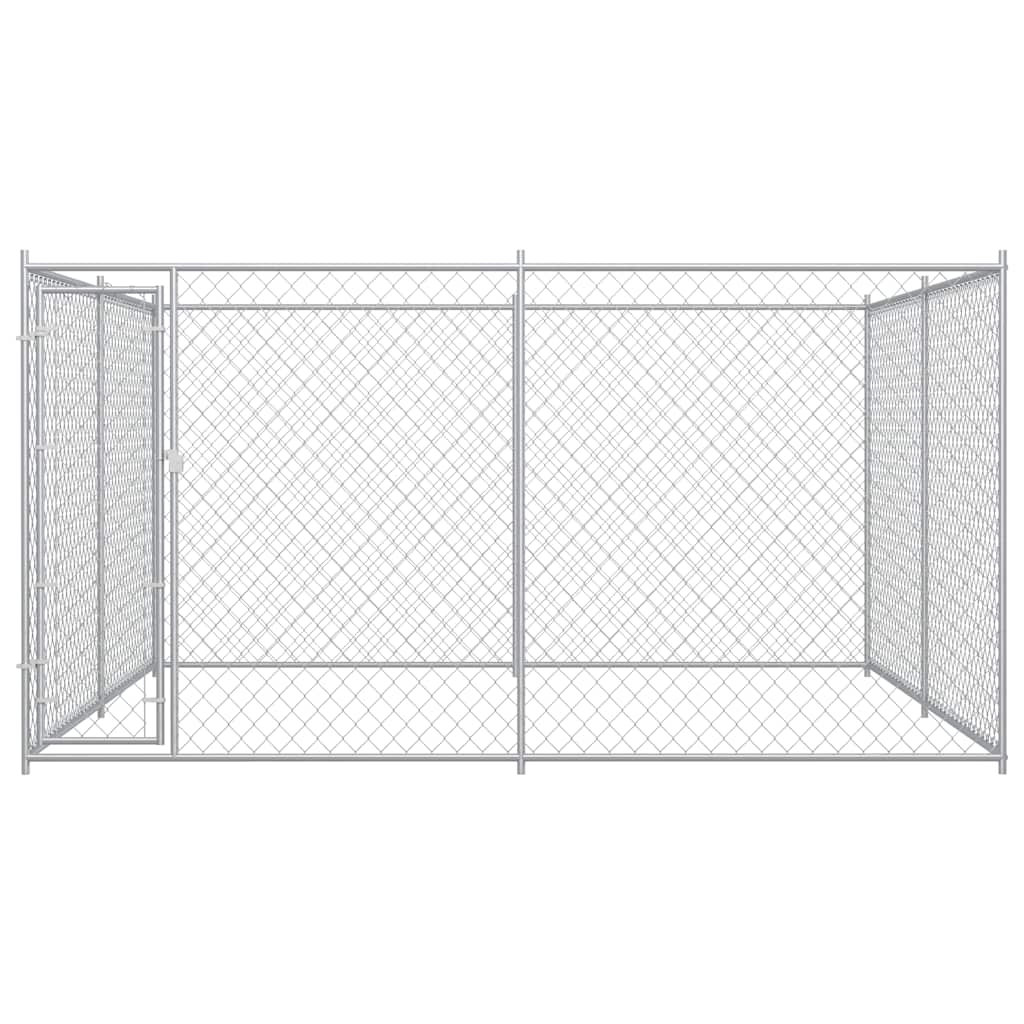 Outdoor-Hundezwinger 383x383x185 cm