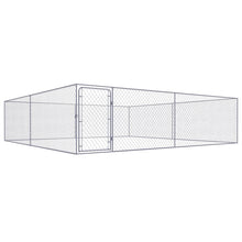 Outdoor-Hundezwinger Verzinkter Stahl 4 x 4 x 1 m