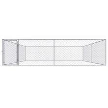 Outdoor-Hundezwinger Verzinkter Stahl 4 x 4 x 1 m