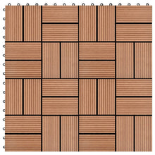 22 Stk. Terrassenfliesen 30 x 30 cm 2 qm WPC Braun