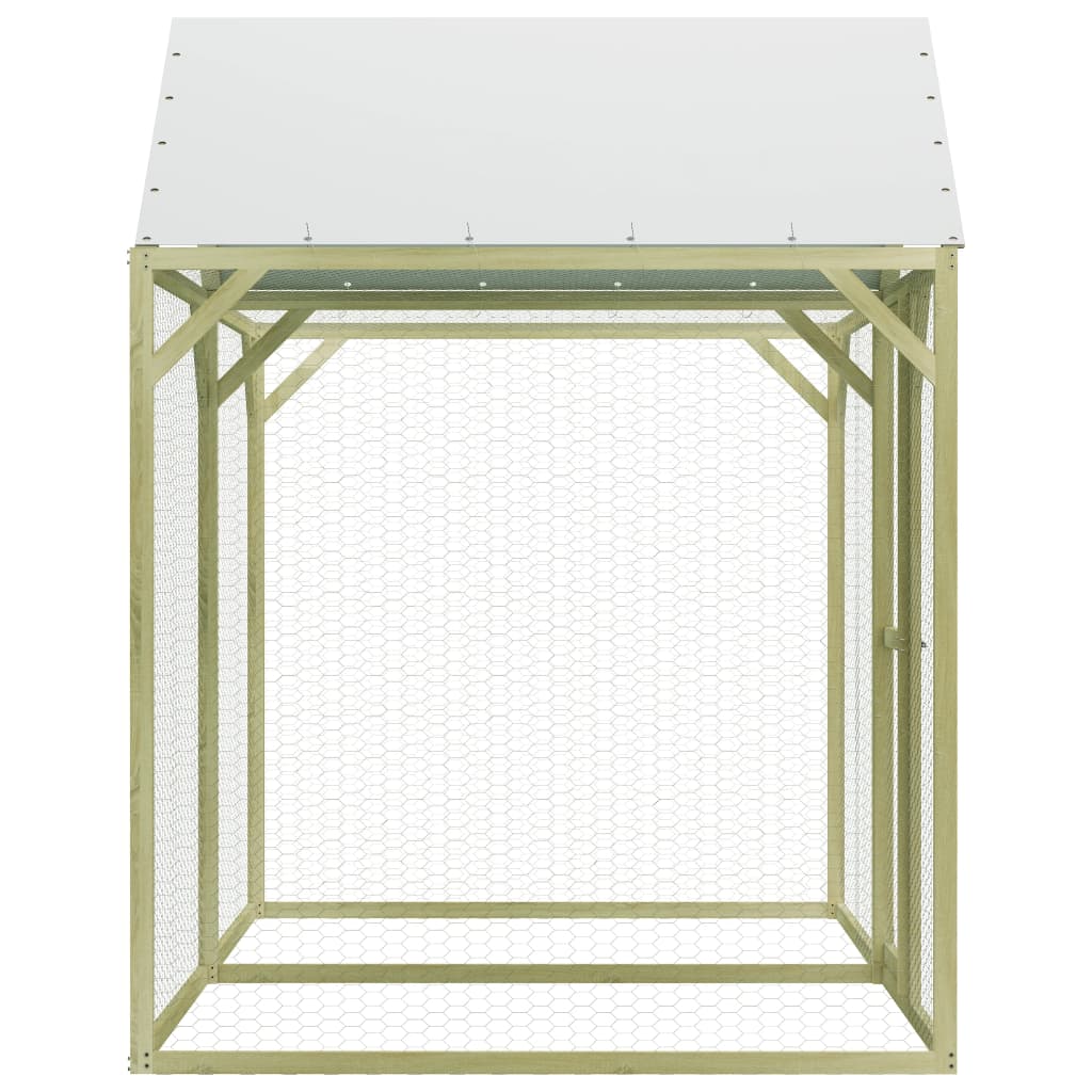 Hühnerkäfig 3x1,5x2 m Imprägniertes Kiefernholz