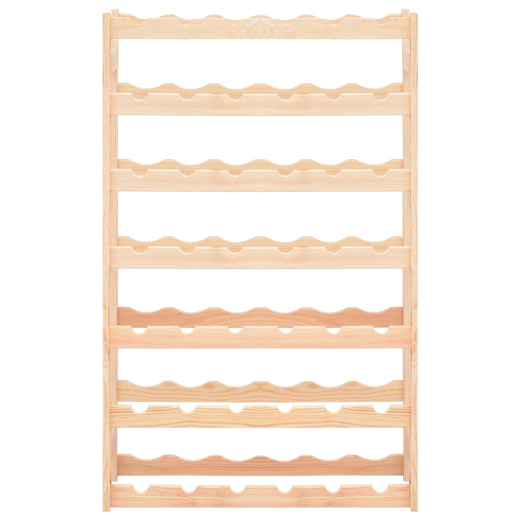 Weinregal für 42 Flaschen Kiefernholz