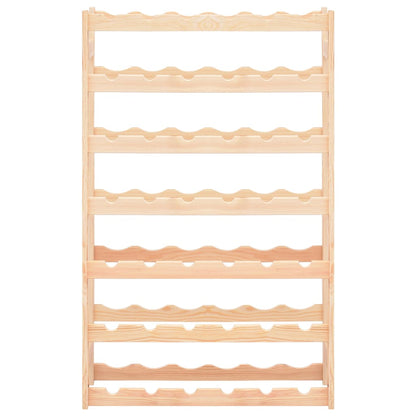 Weinregal für 42 Flaschen Kiefernholz