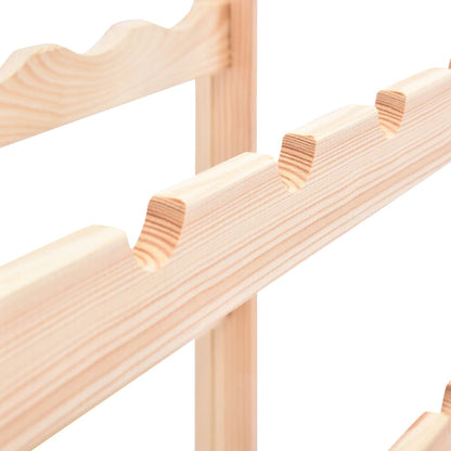 Weinregal für 42 Flaschen Kiefernholz