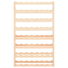 Weinregal für 56 Flaschen Kiefernholz