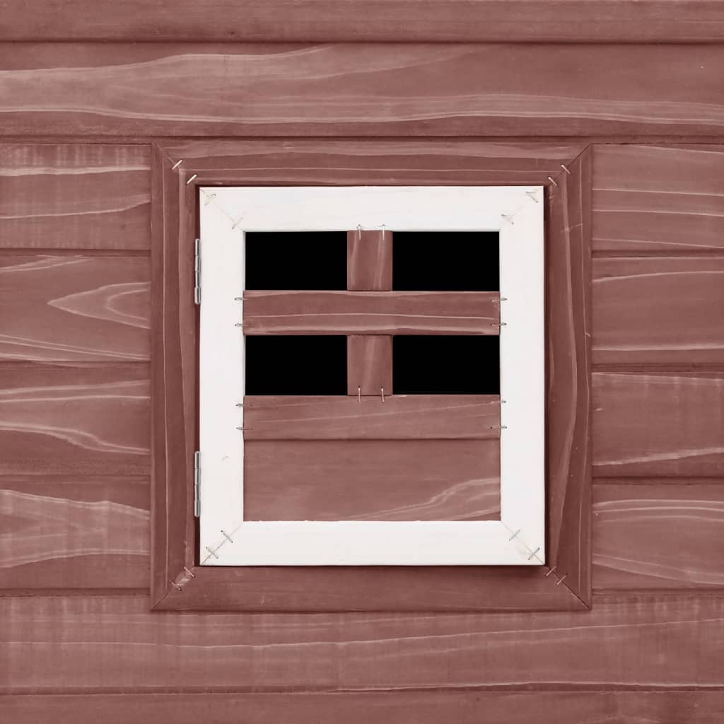 Garten-Hühnerstall mit 1 Legenest Braun Holz