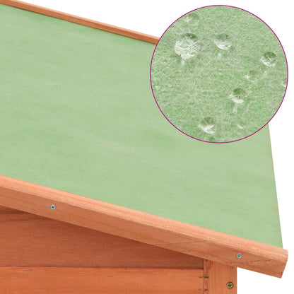 Hühnerstall mit Legenest Tanne Massivholz