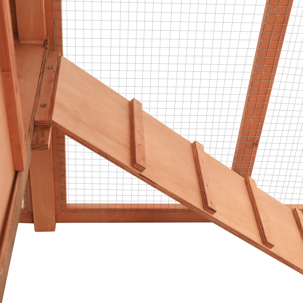 Hühnerstall mit Legenest Tanne Massivholz