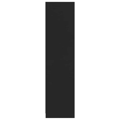 Kleiderschrank Schwarz 100x50x200 cm Holzwerkstoff