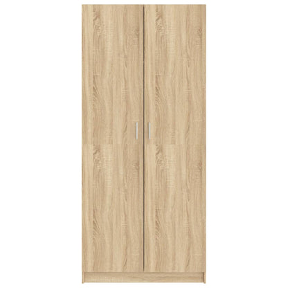 Kleiderschrank Sonoma-Eiche 80x52x180 cm Holzwerkstoff