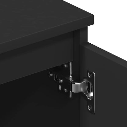 TV-Schrank Schwarz 140x40x35,5 cm Holzwerkstoff