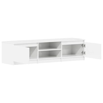 TV-Schrank Hochglanz-Weiß 140x40x35,5 cm Holzwerkstoff