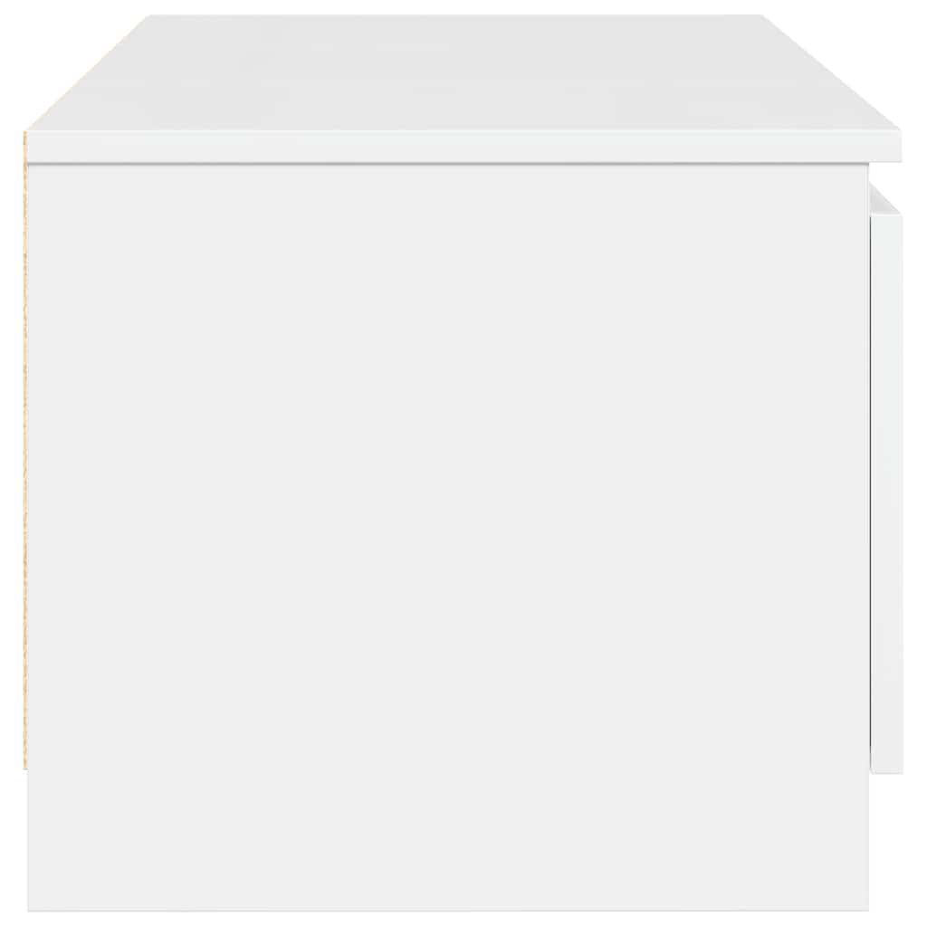 TV-Schrank Hochglanz-Weiß 140x40x35,5 cm Holzwerkstoff