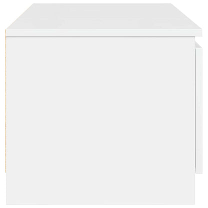 TV-Schrank Hochglanz-Weiß 140x40x35,5 cm Holzwerkstoff