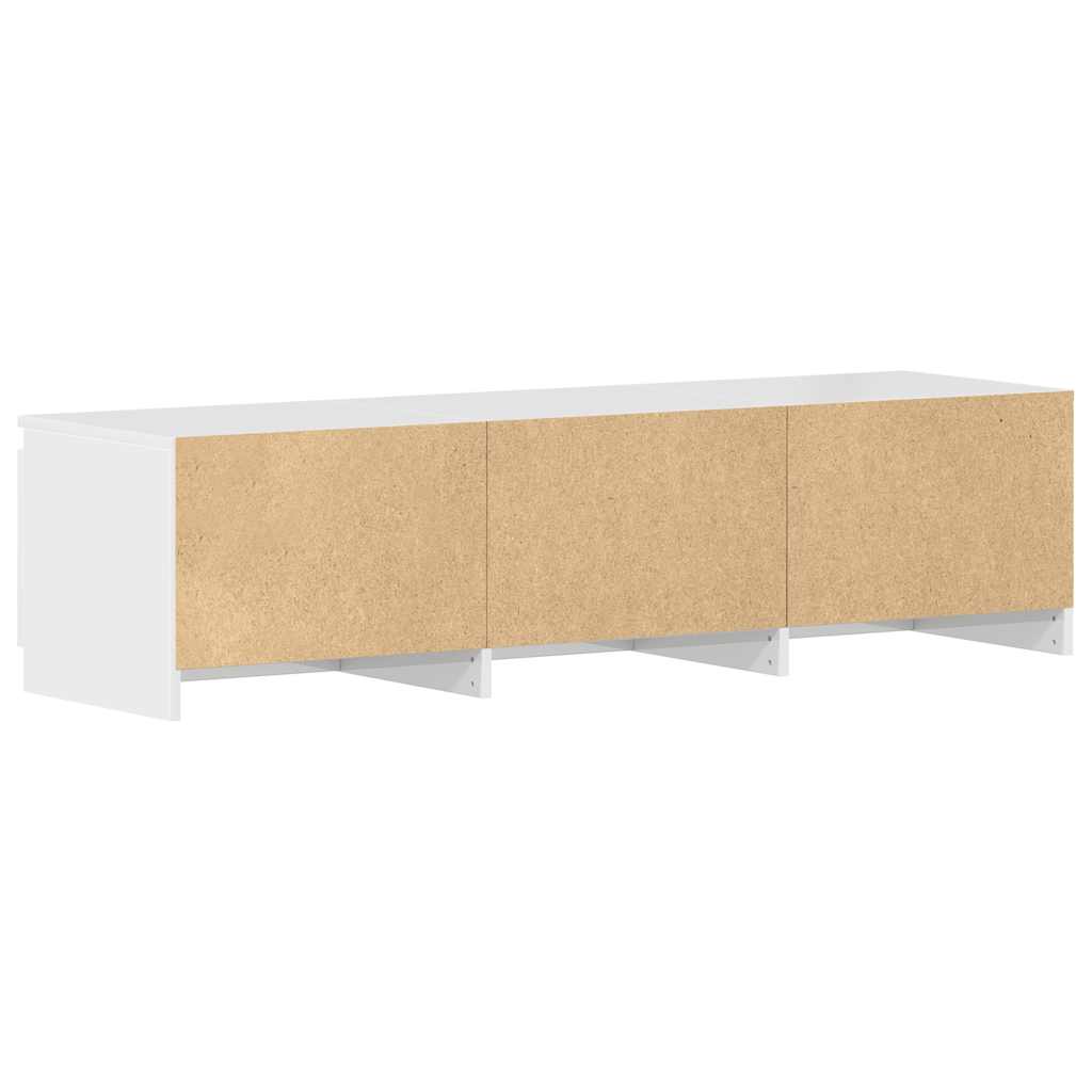 TV-Schrank Hochglanz-Weiß 140x40x35,5 cm Holzwerkstoff