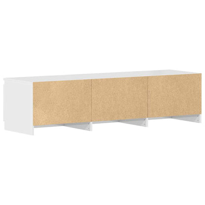 TV-Schrank Hochglanz-Weiß 140x40x35,5 cm Holzwerkstoff