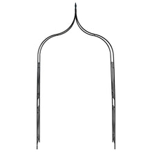 Rosenbogen Dunkelgrün 142x37x275 cm Eisen