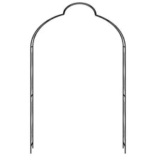 Rosenbogen Schwarz 150 x 34 x 240 cm Eisen