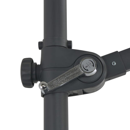 Ampelschirm mit Stahl-Mast 300 cm Azurblau