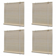 Bambusrollos Natur 4 Stk. 120x160 cm