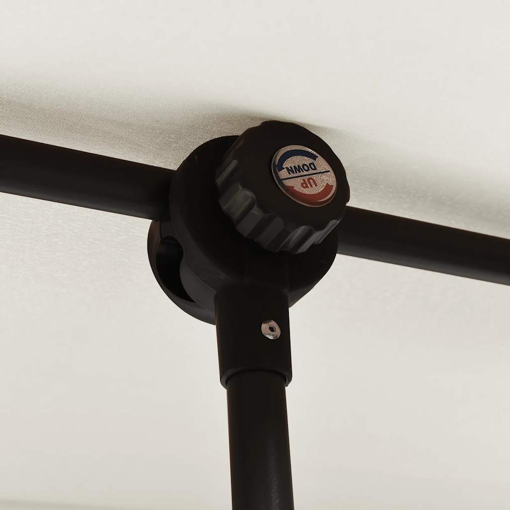 Sonnenschirm mit Aluminium-Mast 2x1,5 m Sandweiß