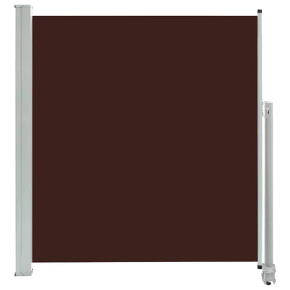 Ausziehbare Seitenmarkise 140 x 300 cm Braun
