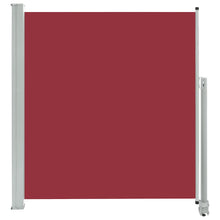 Ausziehbare Seitenmarkise 140 x 300 cm Rot