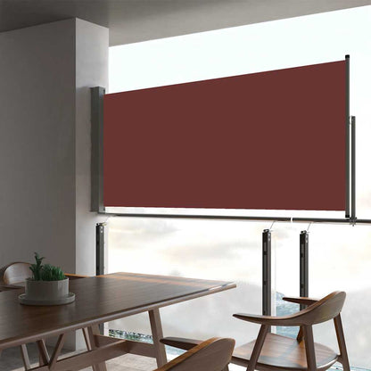 Ausziehbare Seitenmarkise 60×300 cm Braun