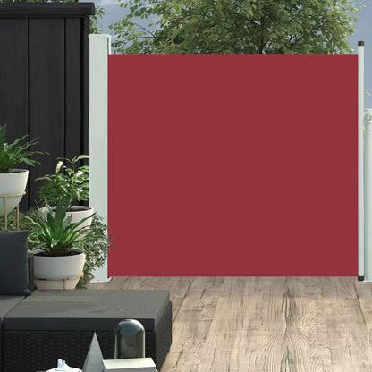 Ausziehbare Seitenmarkise 100x300 cm Rot