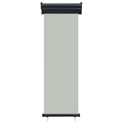 Balkon-Seitenmarkise 65x250 cm Grau