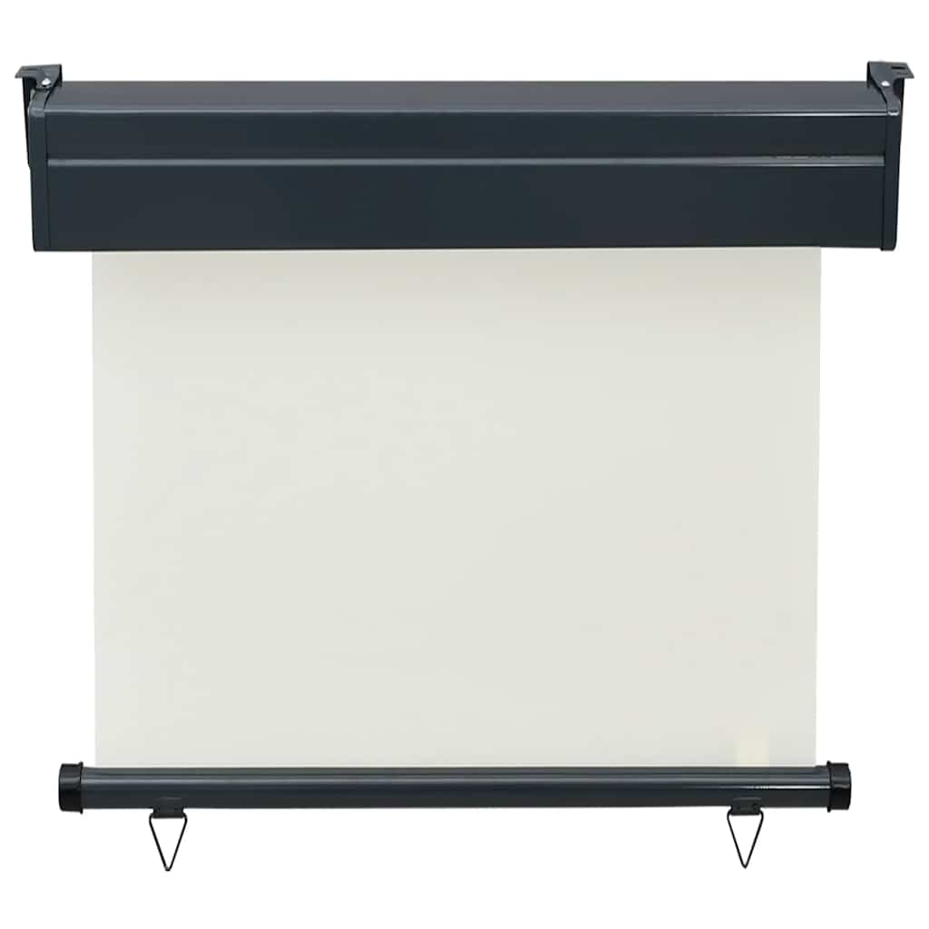 Balkon-Seitenmarkise 85x250 cm Creme