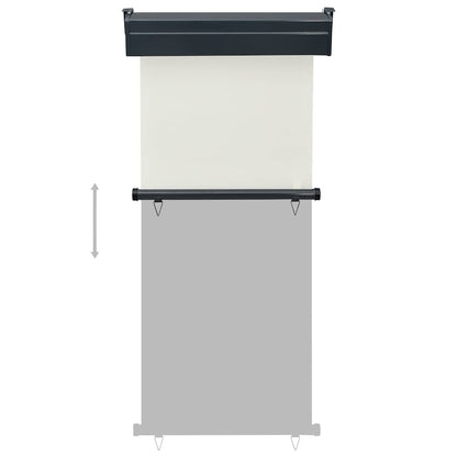 Balkon-Seitenmarkise 85x250 cm Creme