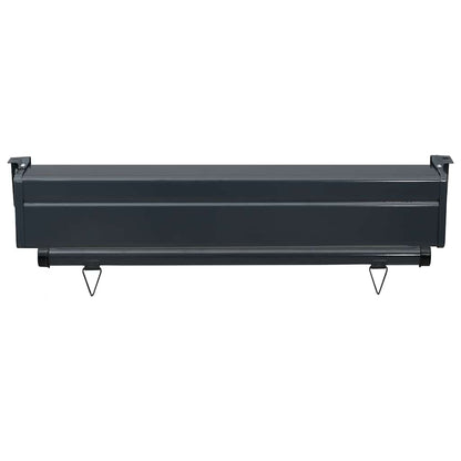 Balkon-Seitenmarkise 85x250 cm Creme