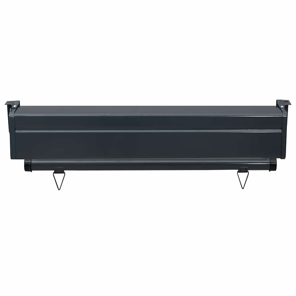 Balkon-Seitenmarkise 85x250 cm Braun