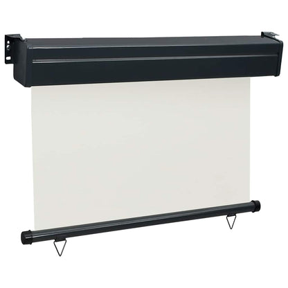 Balkon-Seitenmarkise 105x250 cm Creme