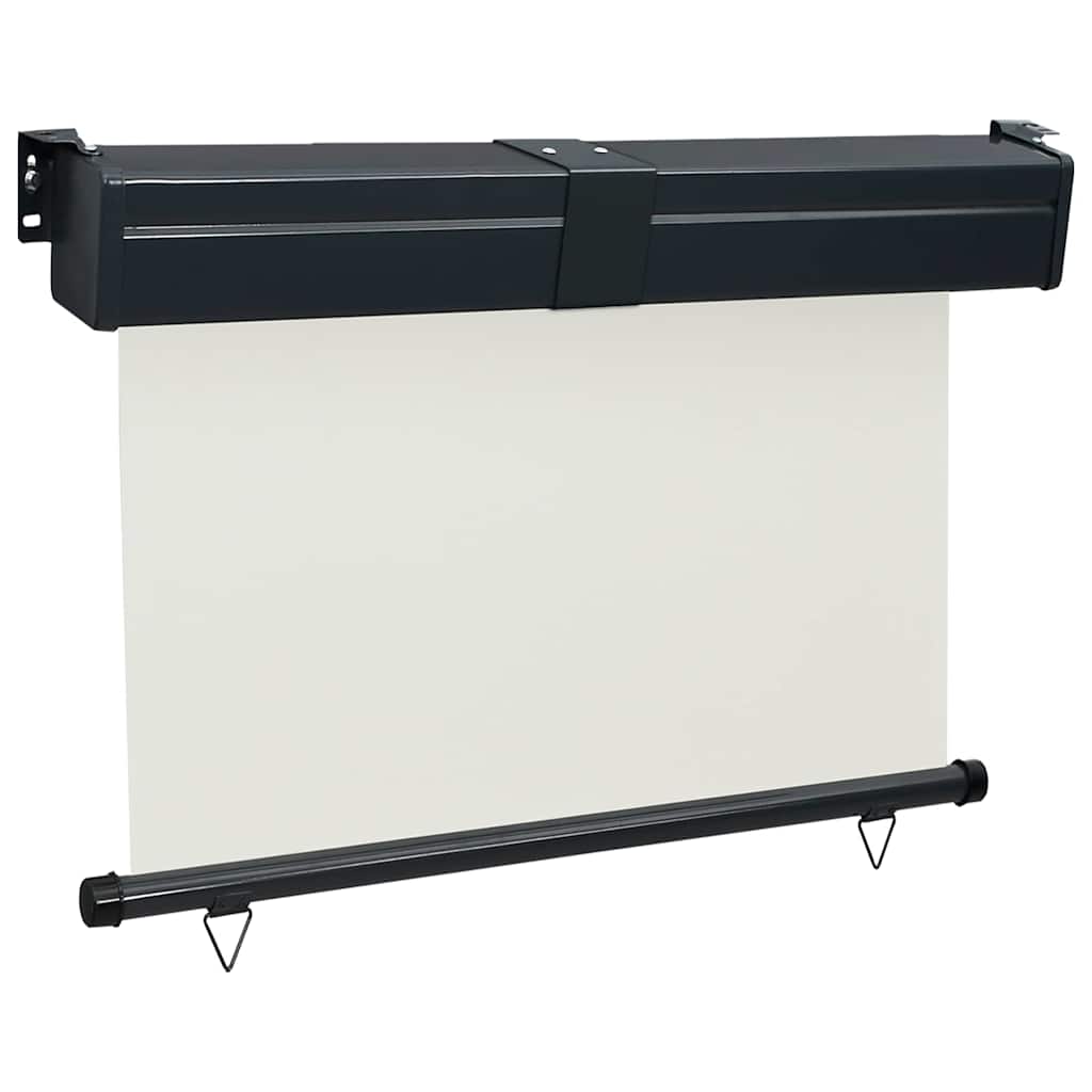 Balkon-Seitenmarkise 125x250 cm Creme