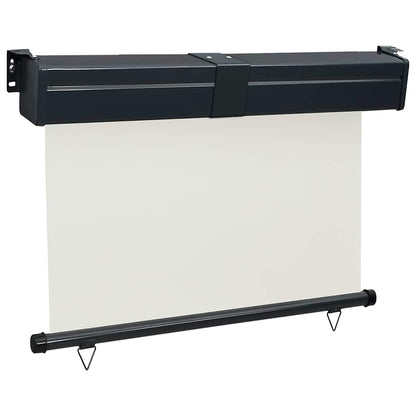 Balkon-Seitenmarkise 125x250 cm Creme